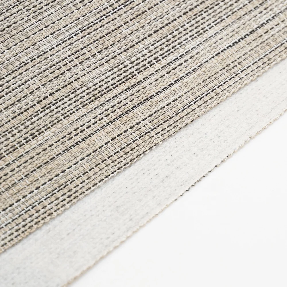 Luxury deluxe living room wallpaper woven vinyl 3D Foam wallpaper