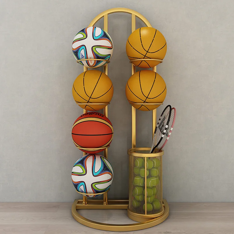 Stainless Multipurpose 4 Layer Exhibition Display Rack Shelf Steel Container Ball Storage