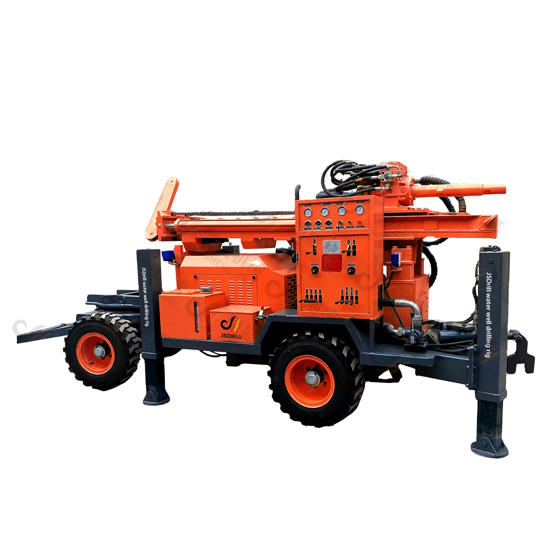 cheap 200m Borehole Well Drilling Machines crawler water well drilling rig machine factory price