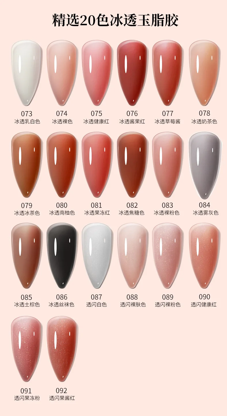 7.5ML  Customs Logo Wholesales no Wip Top Base Coat Uv Nail Gel Polish O.P Nail Polish