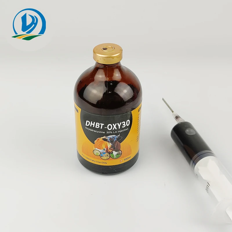 
Hot Selling Factory Price Veterinary Anti-Respiratory Oxytetracycline Injection 30% 