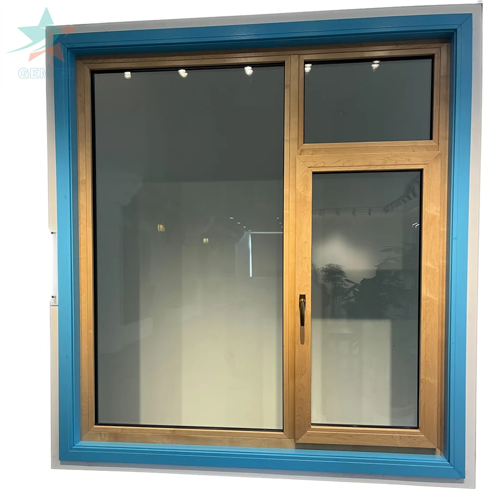 High End Aluminium Clad Wood Sliding Windows Doors