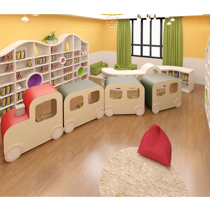 Kids Wooden Reading classroom preschool furniture for saling from Cowboy