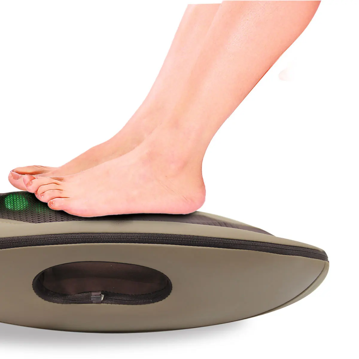 Factory customized home car wireless waist massager cushion 3D kneading acupressure back heating massage for sports