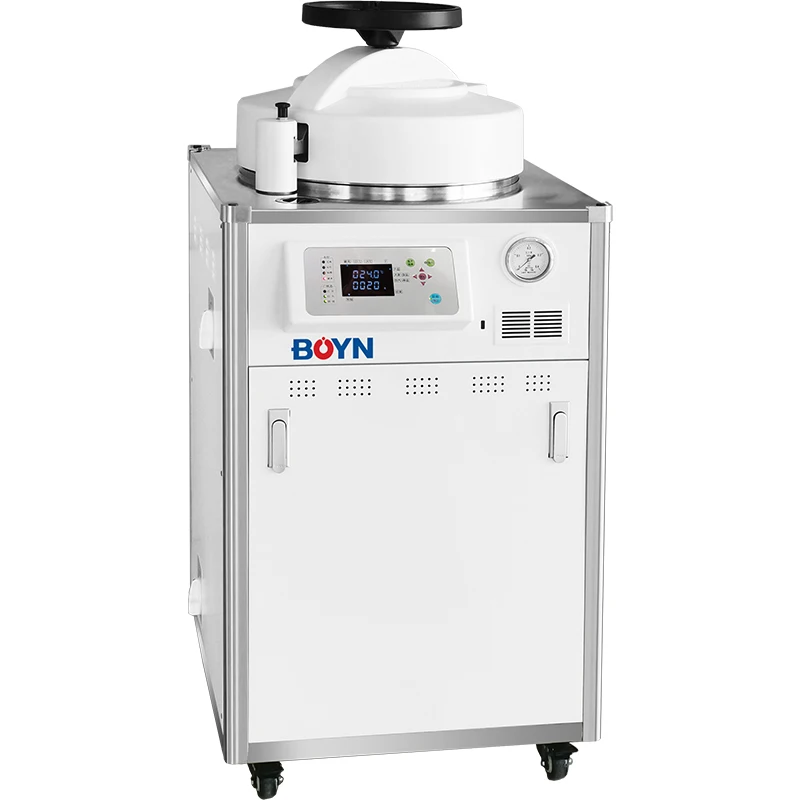 Medical mushroom vertical high pressure steam autoclave sterilizer for hospital