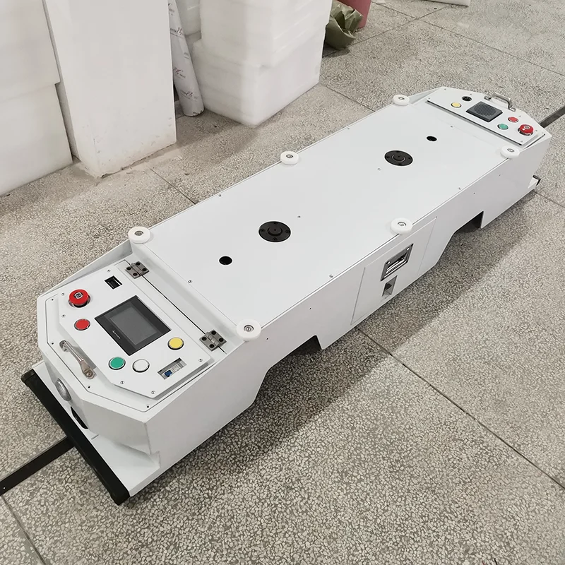 Factory Transportation Lurking Automated Guided Vehicle with Magnetic Navigation for Industry