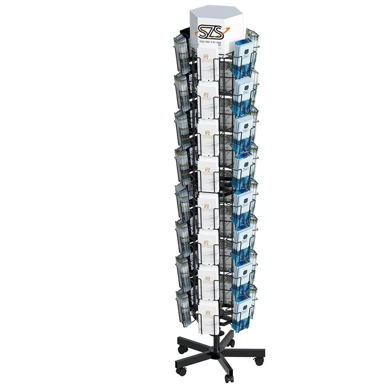 floor used cheap american greeting cards rack wholesale gift card metal rotating display racks