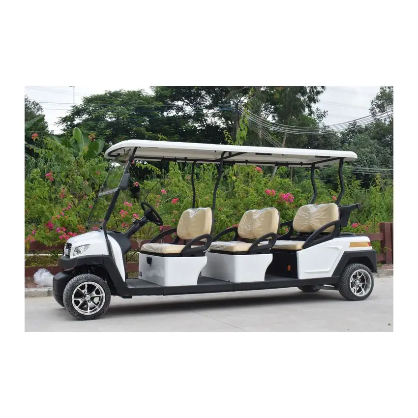 
New Model 2021 Hot Promotional Price Good 6-seater Electric Golf Cart 