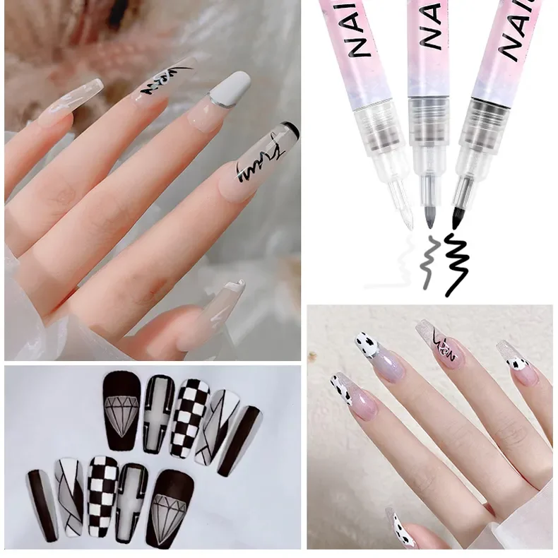 Best New Arrival Oem Graffiti Nail Pen Drawing  Gel Polish Nail Dotting Pen Nail Art Pen For Painting