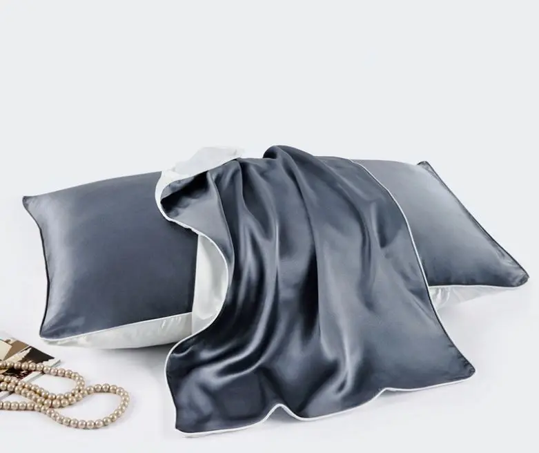 Wholesale Custom OEKO TEX100 100% Pure Mulberry Silk Pillowcase Set 16 19 22mm Mulberry Silk for Home or Hotel Use