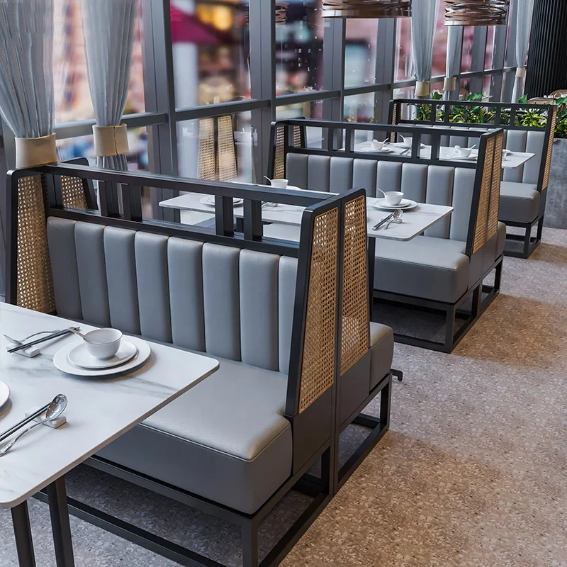 Удобные Ресторан Lounge ресторанный диван со столом стулья ресторанные столы