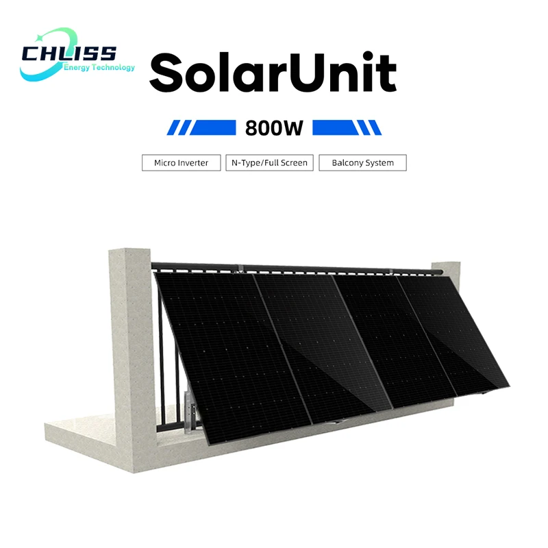 balcony power plant 800 watt 1500 watt micro inverter with storage complete set