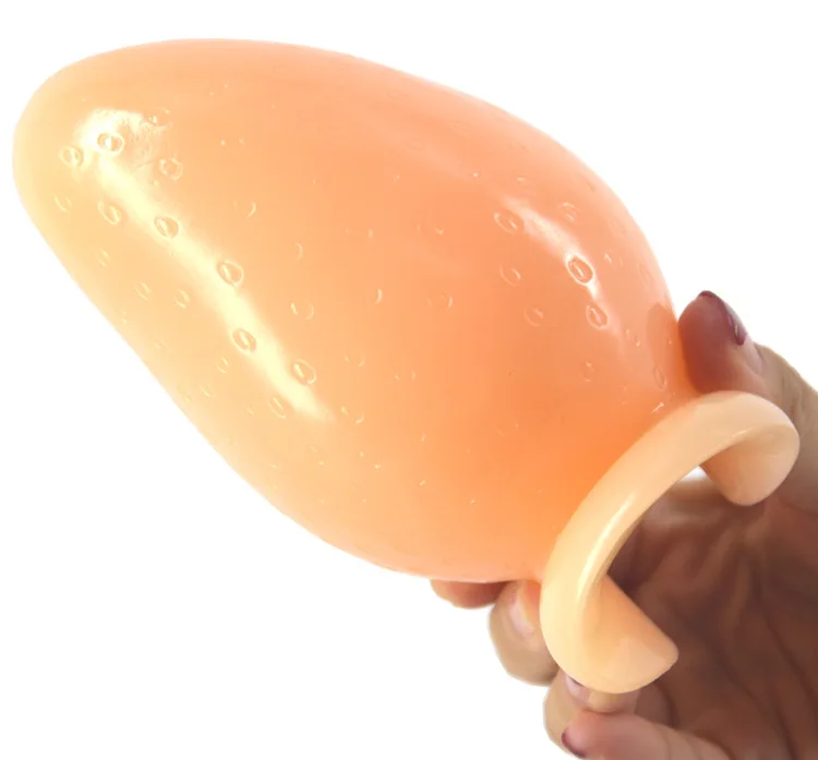 Клубничная Анальная пробка Огромные Секс-игрушки для женщин большая Анальная пробка стимулятор Анальная пробка интимные изделия для взрослых для женской мастурбации