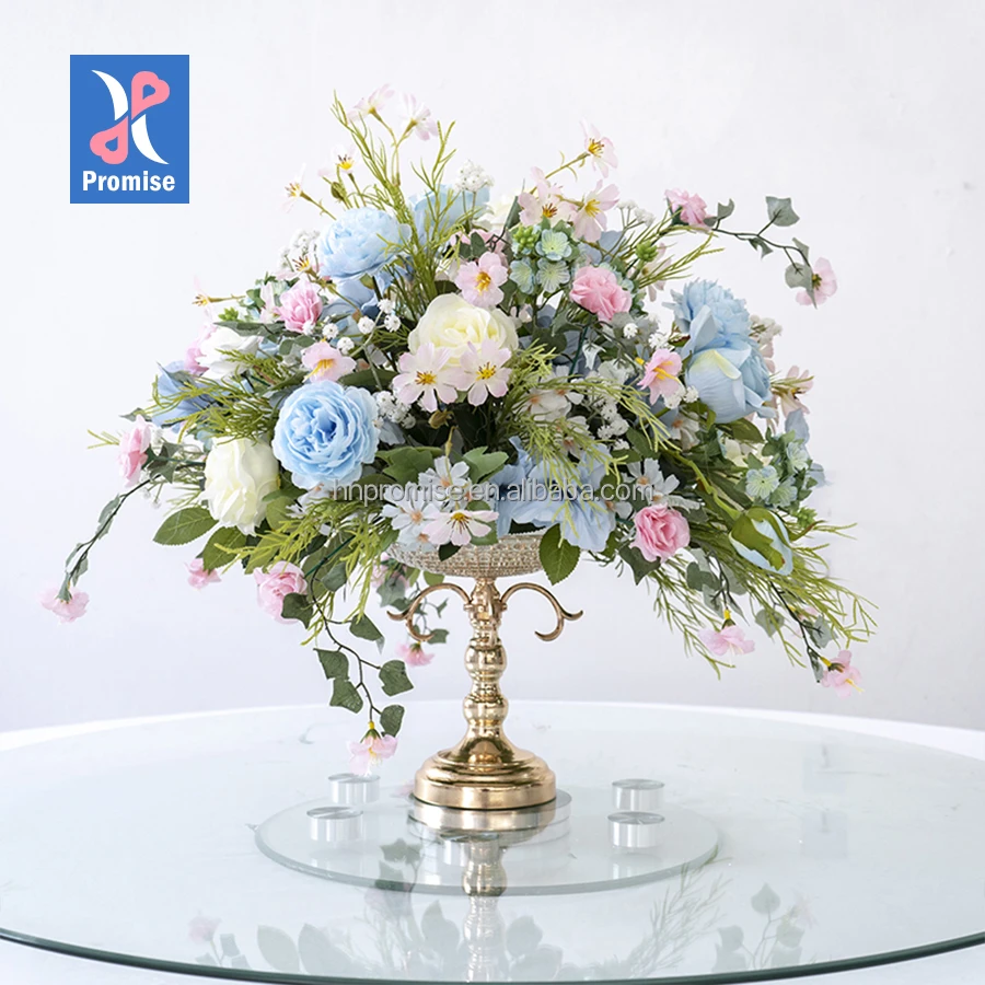 Wholesale Home Decorative Flowers Artificial Bouquets Wedding Table Centerpiece Flowers