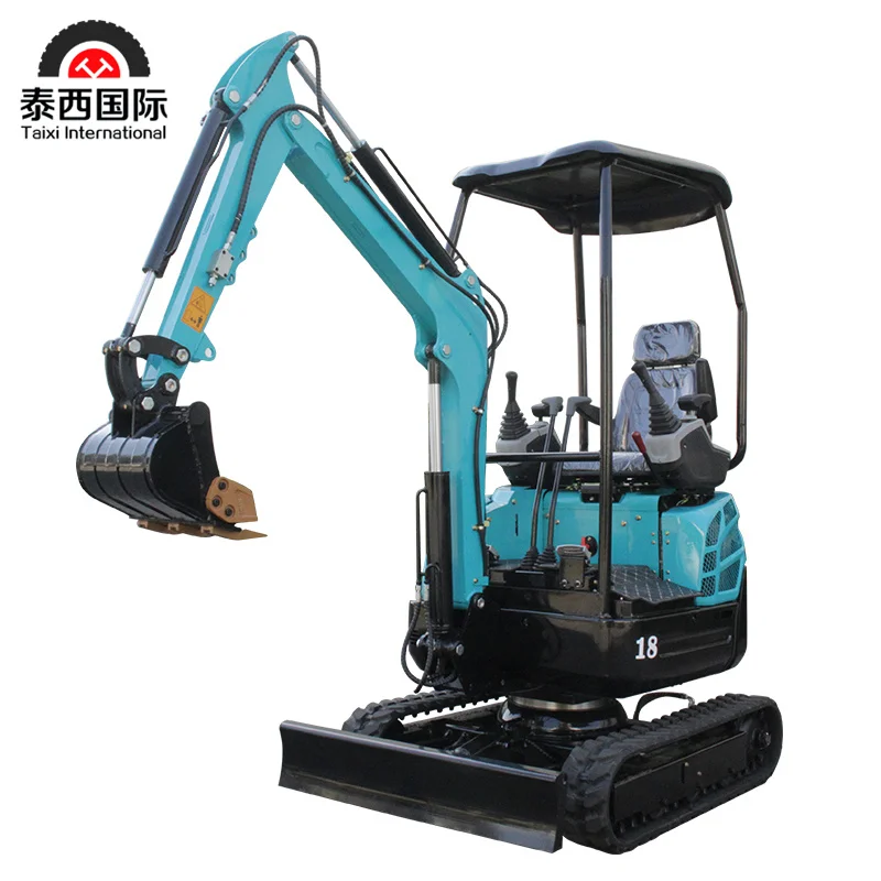 TX-18 Micro Excavation 1.8Ton Small Crawler Excavator Mini Excavator  Excavator for Garden / Farm / Construction use For Sale
