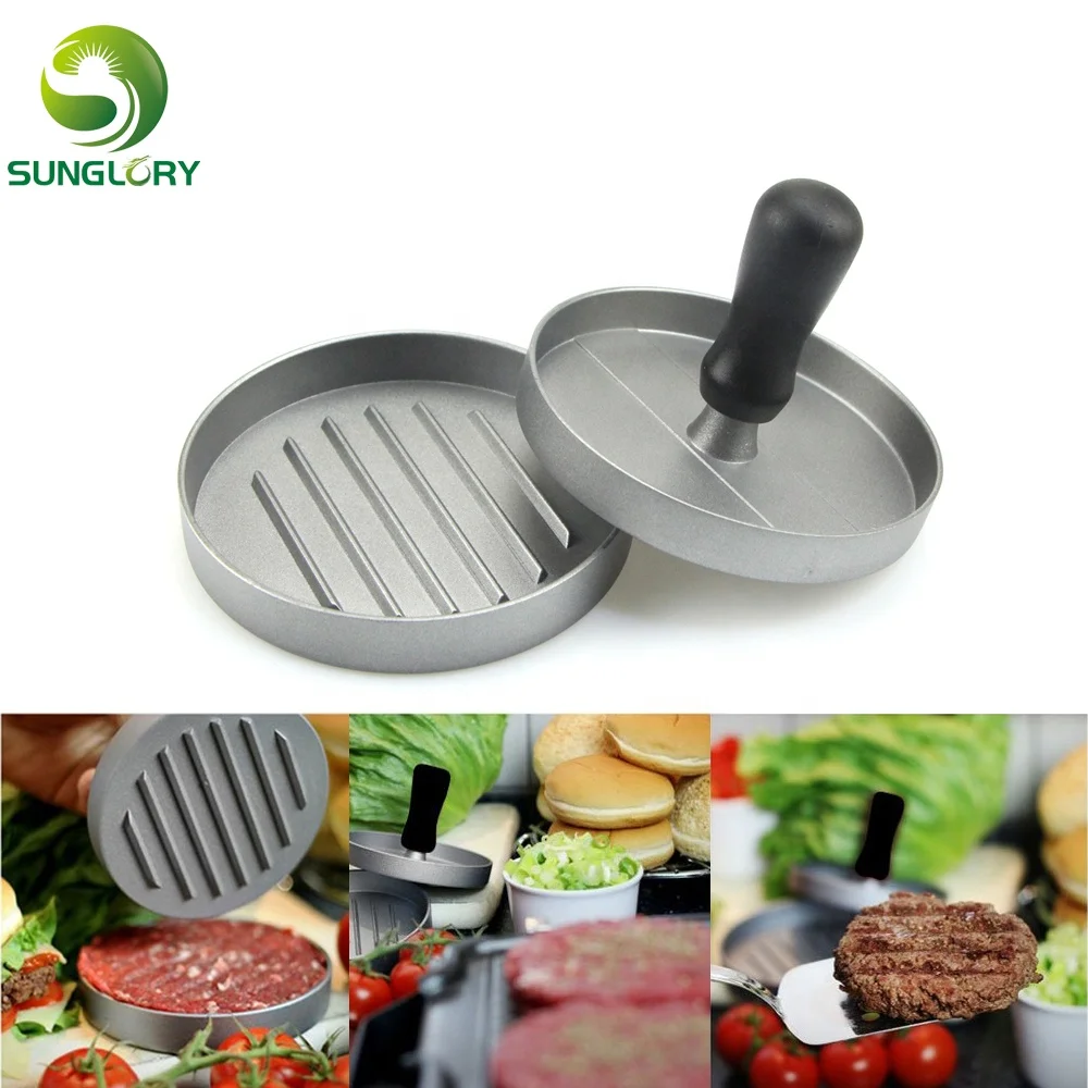Пресс для гамбургеров из алюминиевого сплава форма бургеров мяса круглая говядины гриля пресс котлет кухонные инструменты
