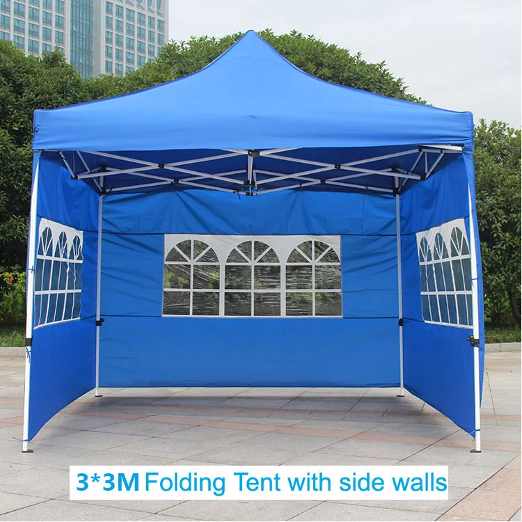 10x10Ft Pop Up Canopy Tent Instant Folding Gazebo Canopy with Sidewalls