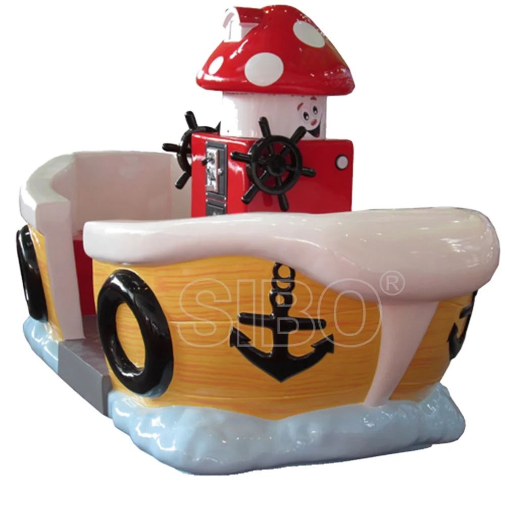 Amusement park coin operated kiddie rides,kids electric boat for sale