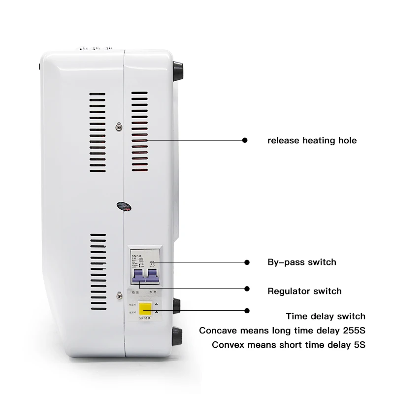 Relay Control Wall mount Type Electrical AC Automatic Voltage Stabilizer
