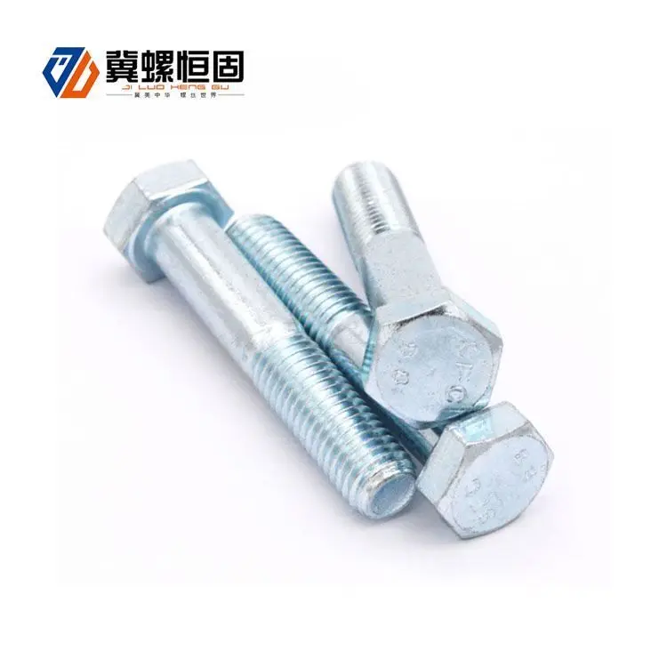 24x12 hex bolts screws YZ head mark M20x70 din933 grade 8.8 black hex bolts 12mm hex bolt