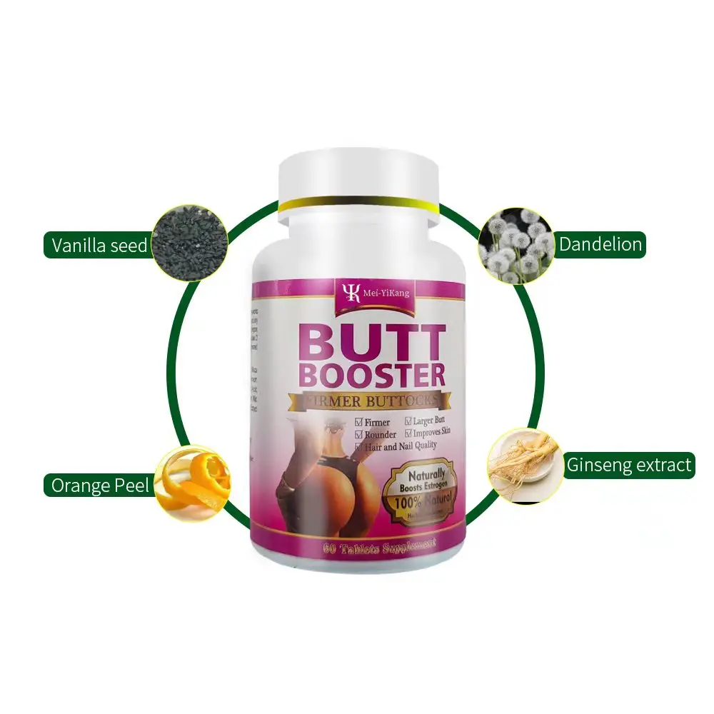 Factory price hot sales OEM/ODM Butt Booster Firmer Buttocks Naturally big hips pill butt Enlargement herbal tablet for women