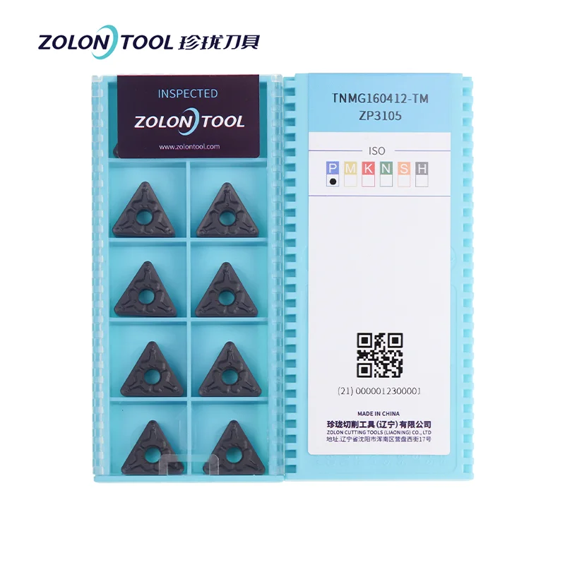 Carbide Turning Insert TNMG160412-TM-ZP3105 CNC Lathe Cutting Tools Sale Good Quality Carbide Turning Tools