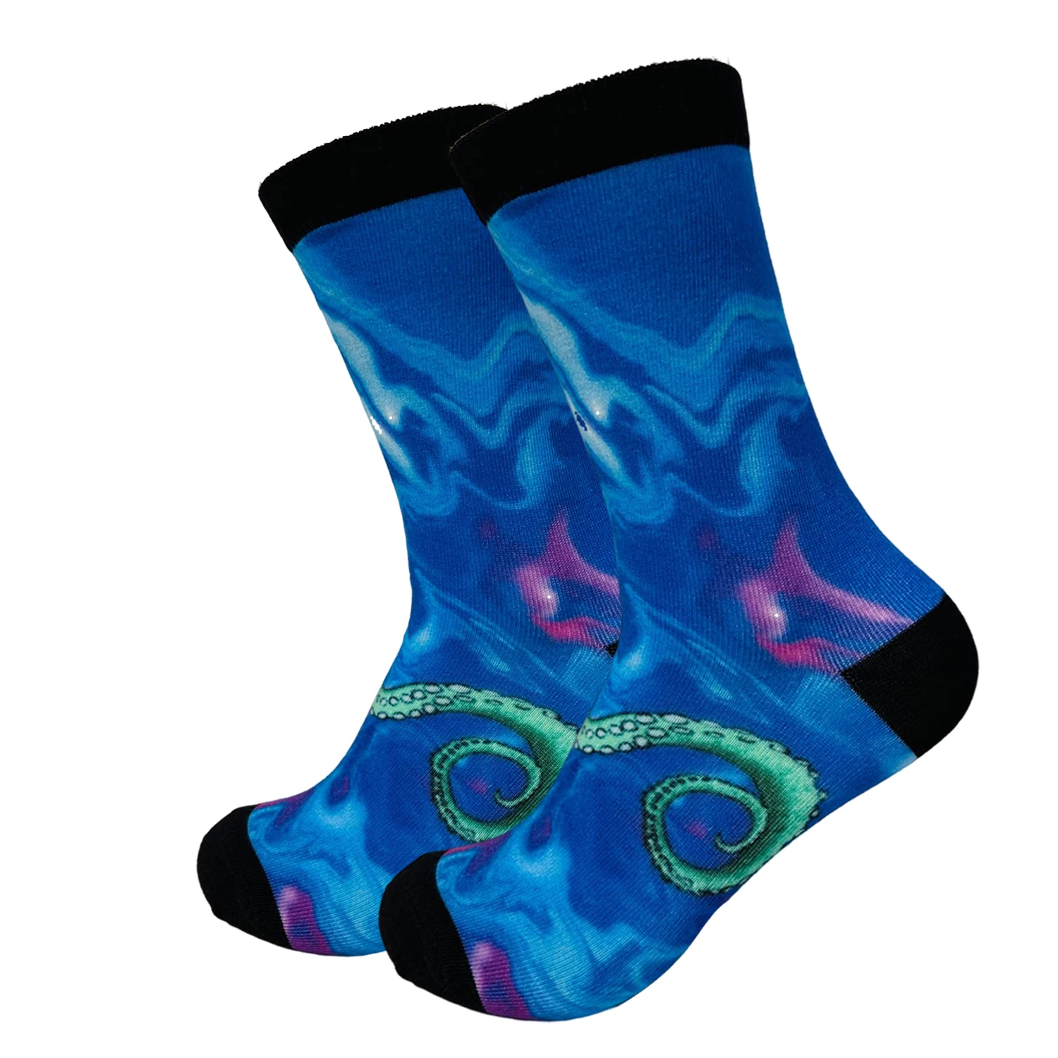 Men Warm Sock Custom colorful design sport men complex sublimation sock