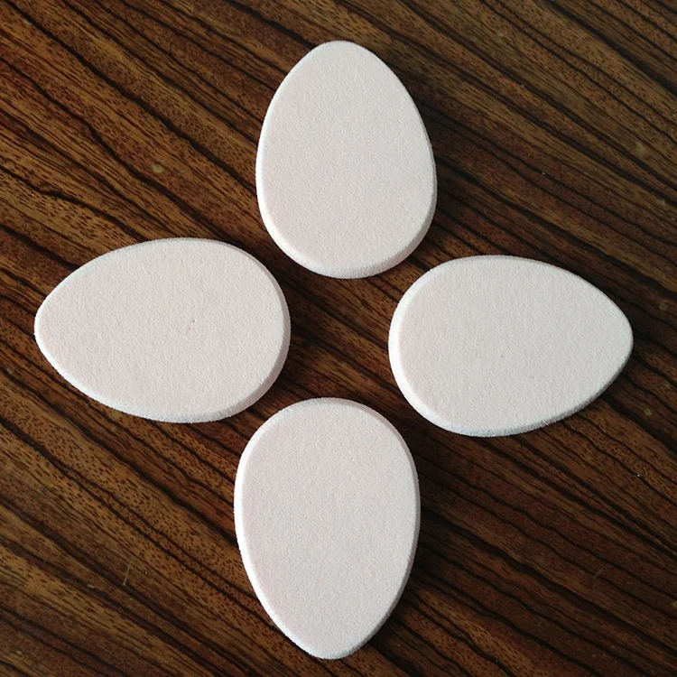 NBR White/beige Latex Flat Round Cosmetic Makeup Sponge NBR Puff