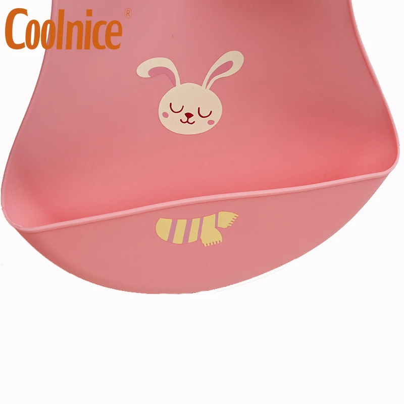 Waterproof Silicone Comfortable Soft Baby Bib Easily Wipes Clean