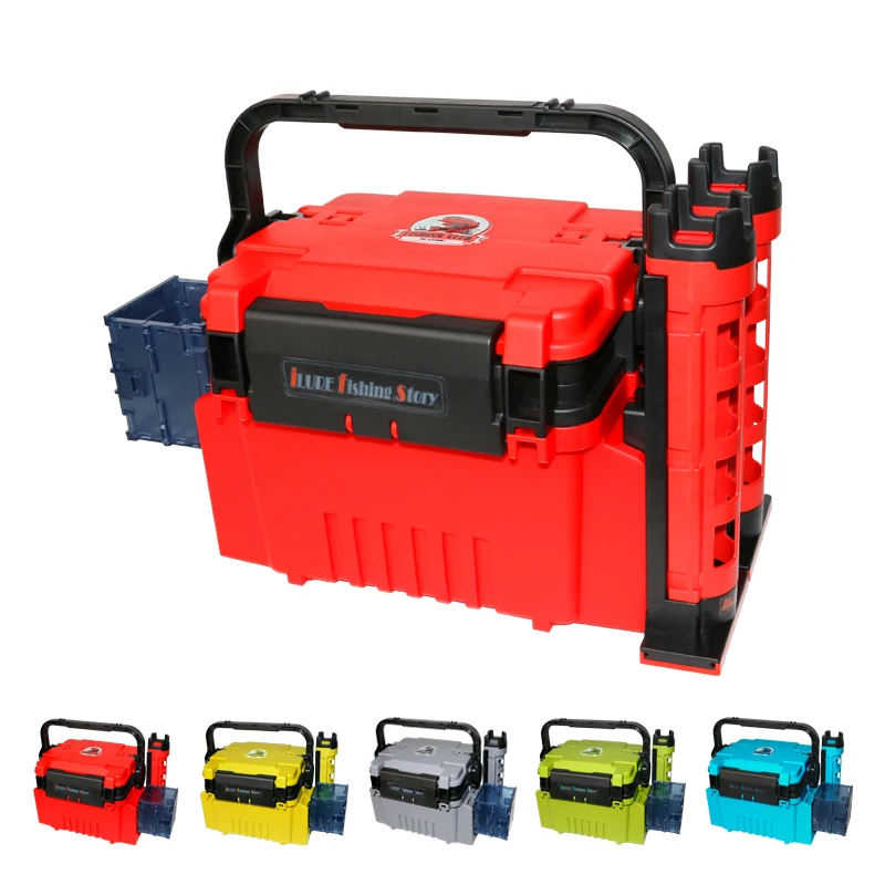Wholesale Multifunctional Plastic Fishing Tackle Box Waterproof, Waterproof Fishing Tackle Storage Box