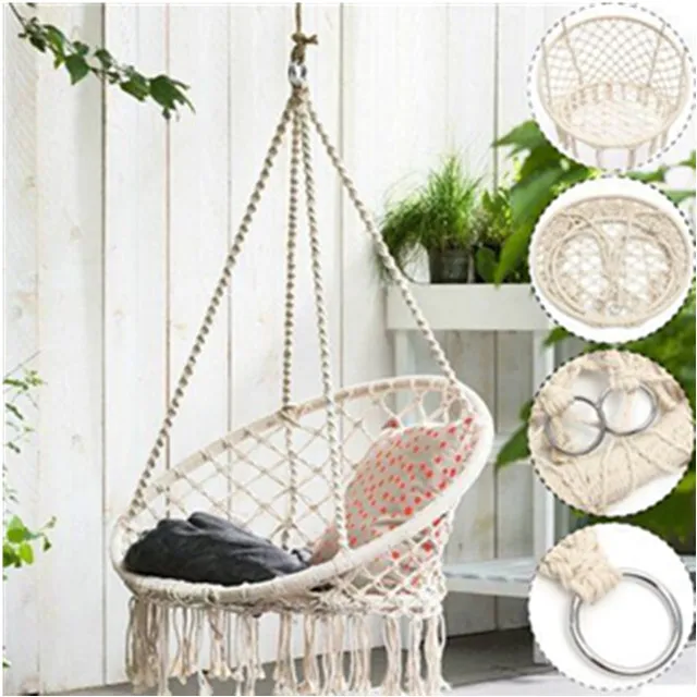 
Hot Sell Outdoor Hanging Rattan Egg Chair Swing Chair or Swing Bed, rope hanging swing chair 