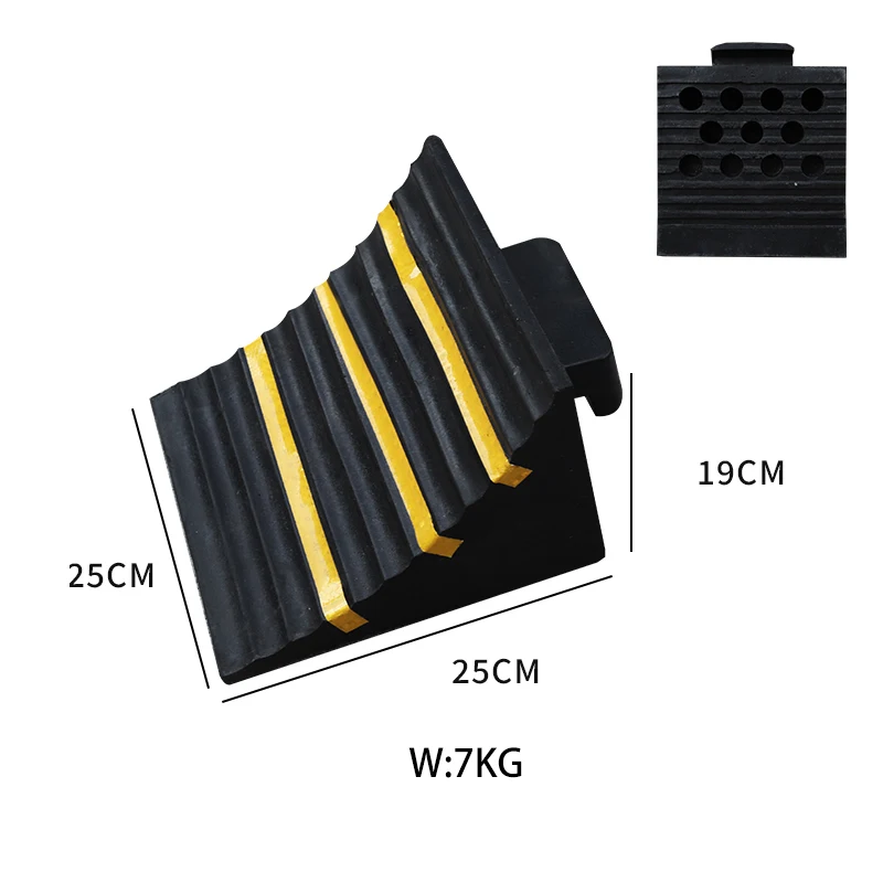 Hot Sale Car Rubber Trailer Truck Wheel Chocks Holder/Truck Stopper