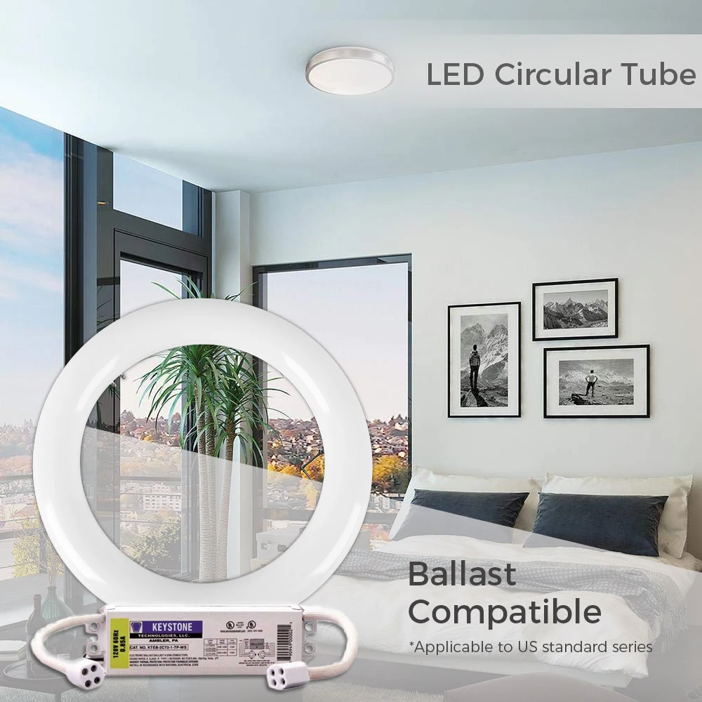 T9 G10q circline bulb Circular LED Tube for Replacement Fluorescent Tube Lights