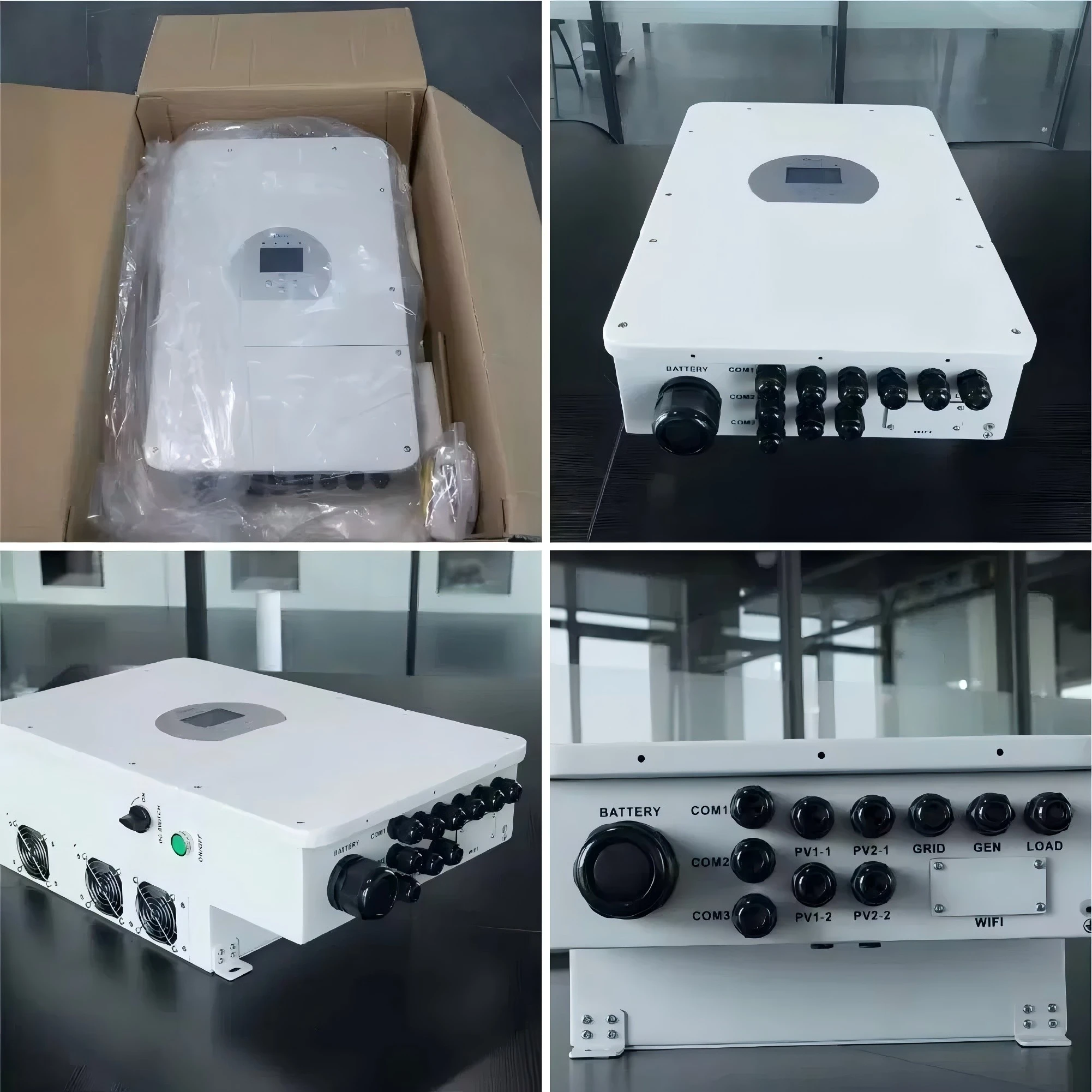 Гибридный инвертор DEYE 12kW 2xmppt SUN-12K-SG02LP1-EU-AM3 однофазный солнечный для жилых помещений