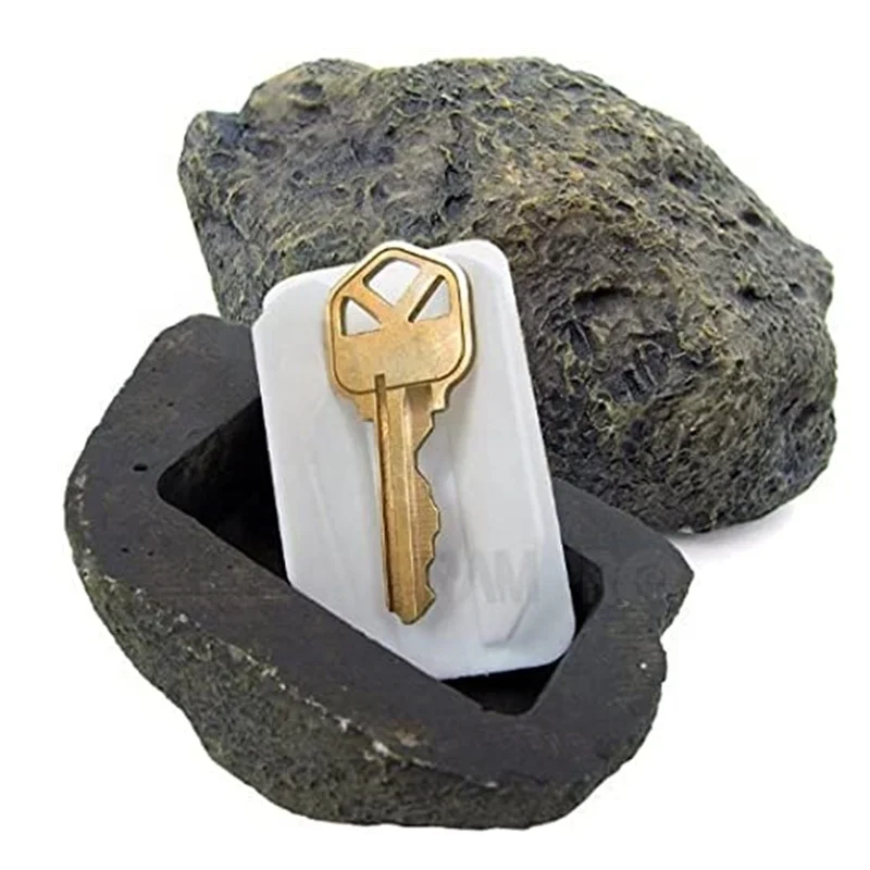 Fake Rock Stone Secret Stash Hidden Storage Diversion Safe Secret Compartment Stash Container Box