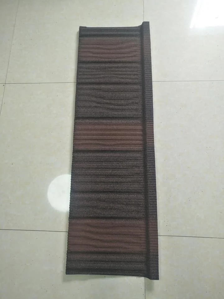 Hot Sale for Nigeria, Ghana Factory Supplier Aluminized Zinc Stone Coated Chips Roof Sheets Metal Roofing Wood Shake Tiles