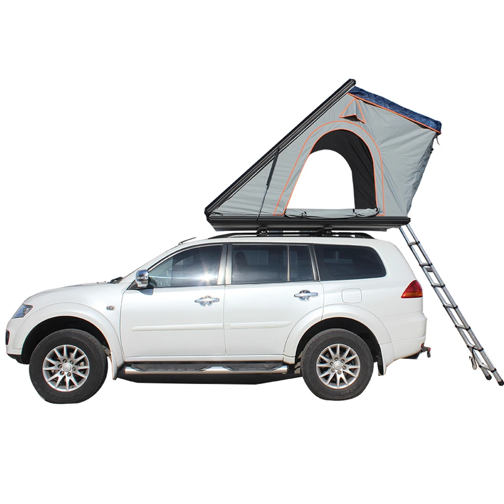 whole sale aluminum roof top tent family holiday camping hard shell roof top tent