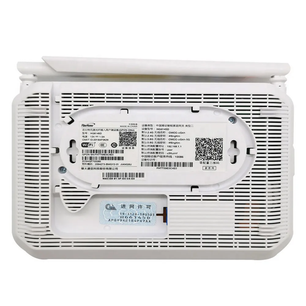 Hot Sale ONT HiFiber HG6145D 4GE+1POTS+2USB+AC WiFi Ports Dual Band 2.4G &5G WiFi Fiber Router EPON GPON ONU GPON FTTH