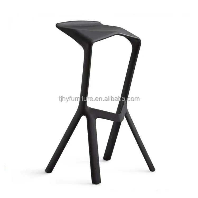Best Bar Stools For Kitchen / Contemporary Sex Plastic High Chair PP Barstool For Sale