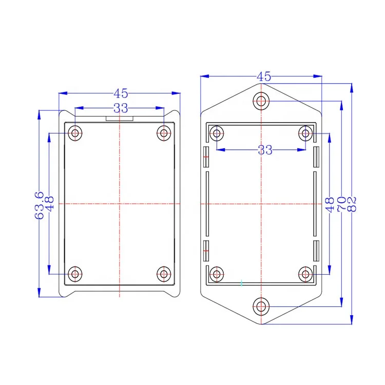 OEM пластиковый корпус PCB ABS электронный корпус управления