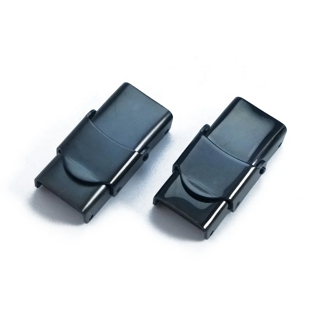 VEROMCA Wholesale Silicone Bracelet Connecting Clasp Watch with clasp Leather Rope Stainless Steel Clasp