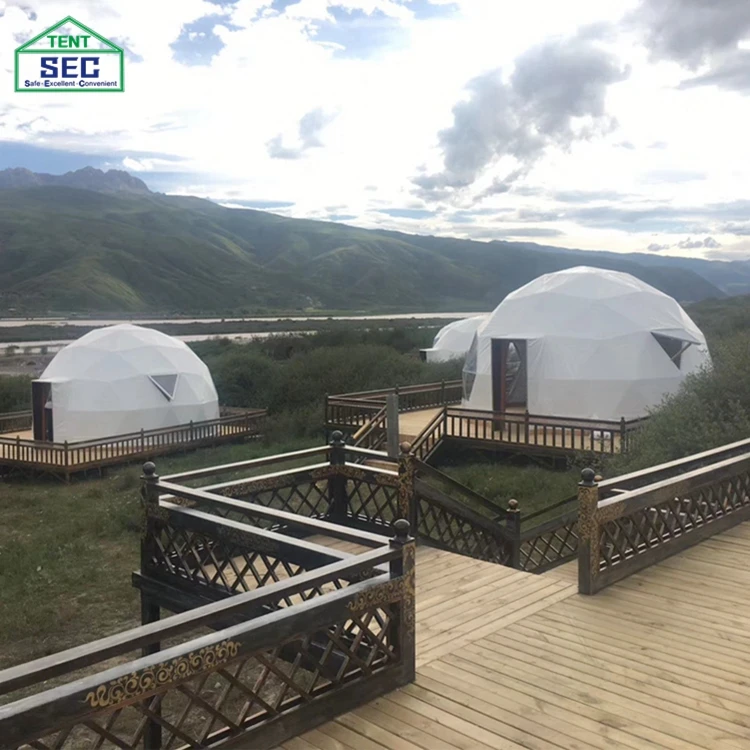 ПВХ отель роскошный Glamping Гео большой открытый купол