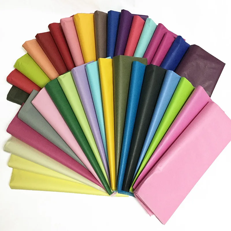 China paper supplier 17 gsm custom Colorful Tissue Paper Packing Paper for box