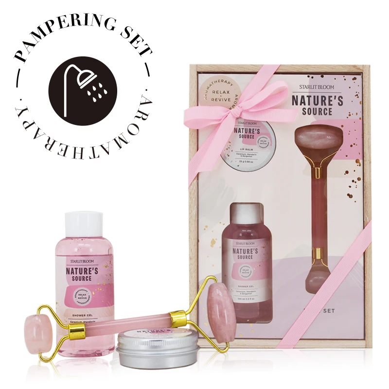 2024 Luxury Wholesale relaxing SPA massage bath body shower gift sets for women ladies