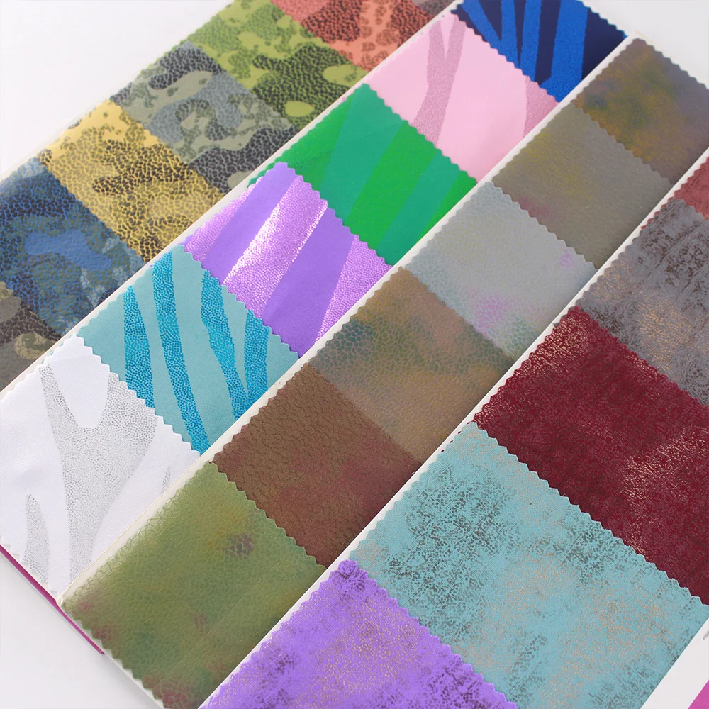 Wingtex 2022 Hot Sale Foil Print Hot Stamping Fish Scale Print Spandex Fabric For Dress