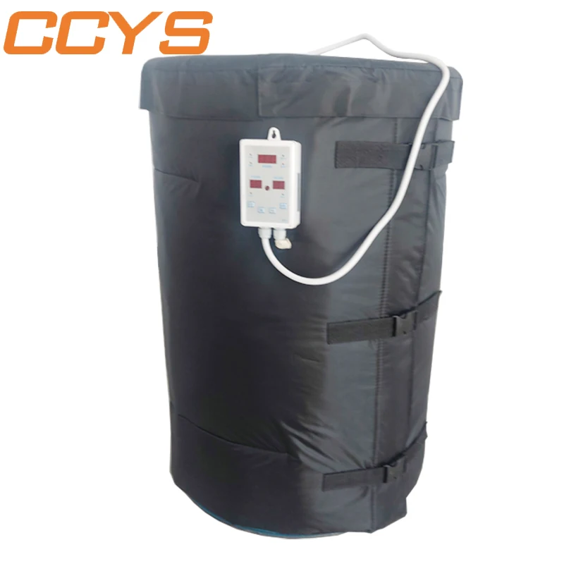 Popular 200L drum Electric industrial heating blanket with temperature controller fire retardant 2050*900mm  for liquid