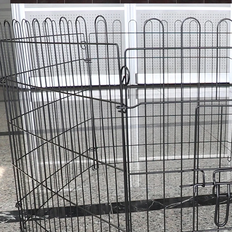 Hot selling  durable iron wire pet cage  outdoor indoor dog cage new large wire playpen