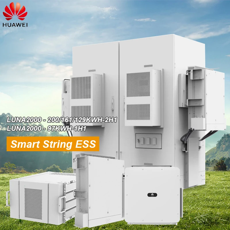 huawe1 Solar Battery energy storage system luna 2000 00/161/129KWH-2H1 LUNA2000 - 97KWH-1H1 ESS Container 600KW for industry