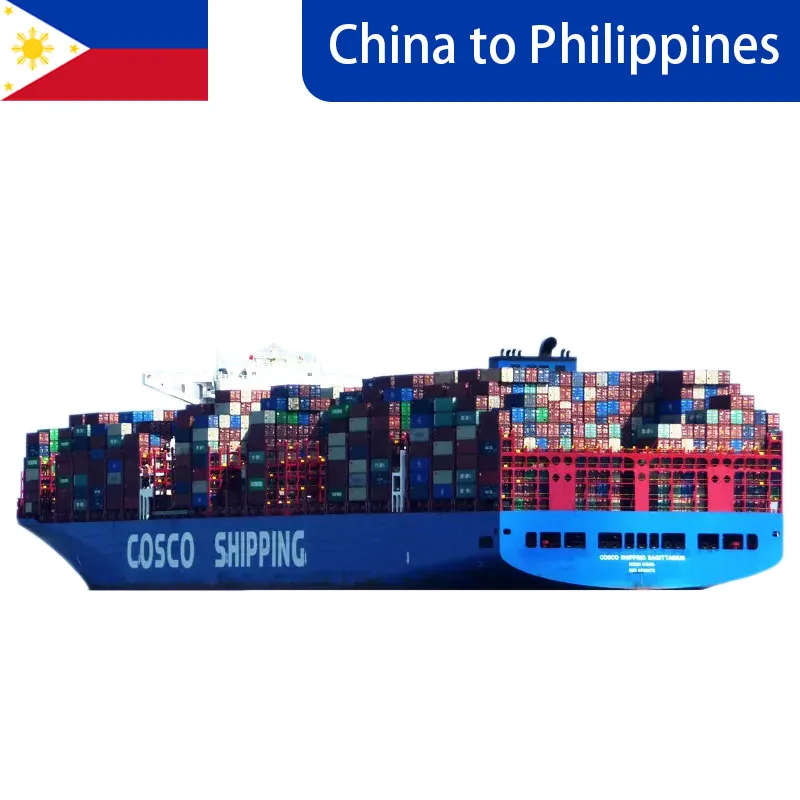 Freight Forwarding LCL Consolidators in China to Philippines Cheapest And Fastest sea shipping