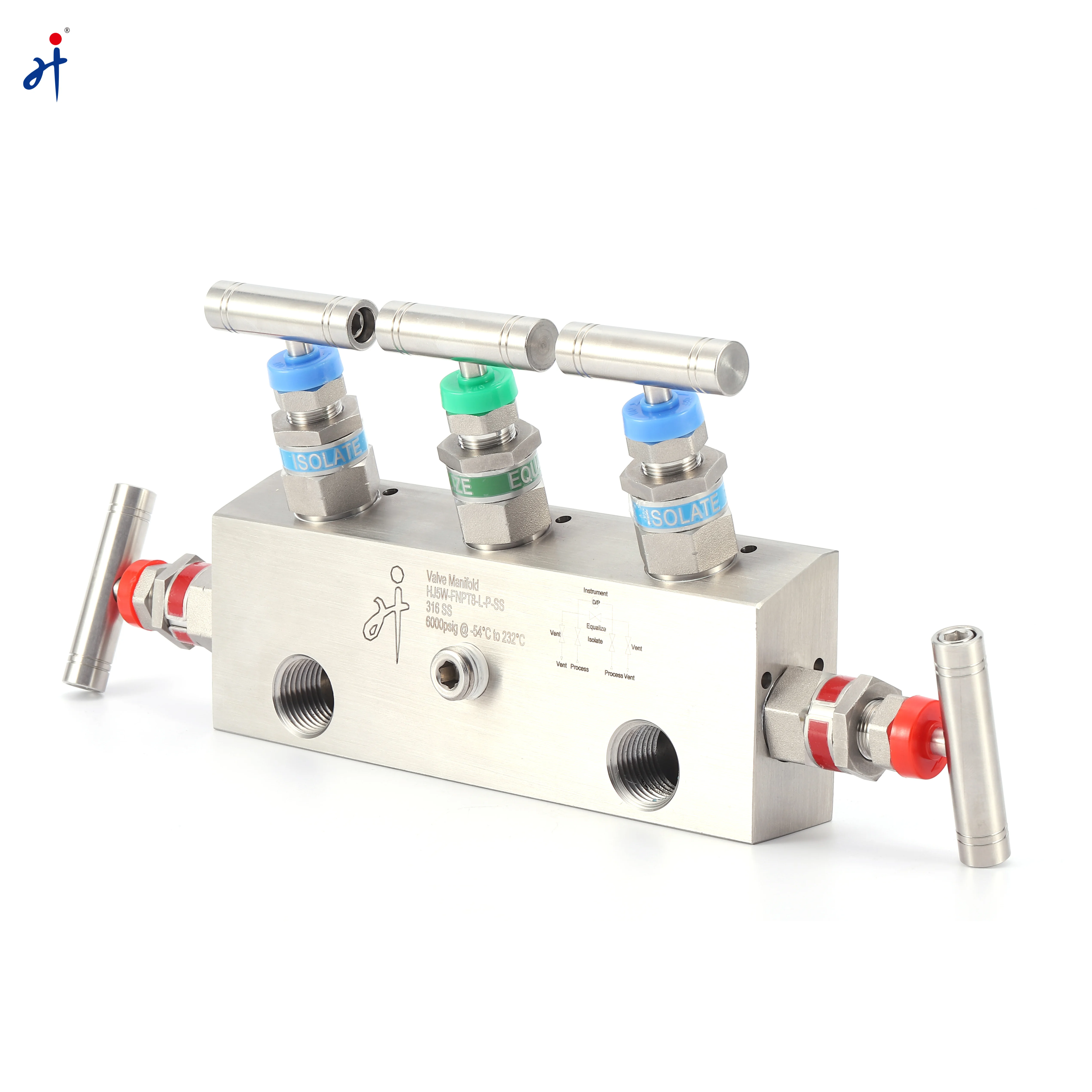 High Pressure NPT 304 316 316L Stainless Steel Fittings Manifolds Valves & Gauge Root Valves
